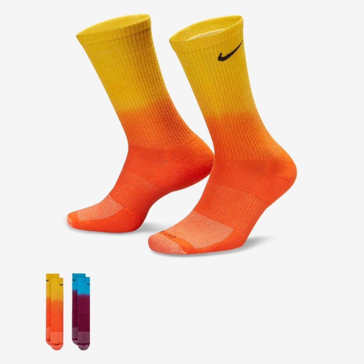 meia nike laranja