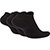 Meia Nike Sem Cano Everyday Cushion Pacote C/ 3 Pares - Preto+Branco