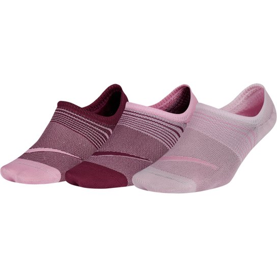 Meia Nike Sem Cano Lightweight Pacote C/ 3 Pares - Rosa é ruim? Meia Nike Sem Cano Lightweight Pacote C/ 3 Pares - Rosa é boa?