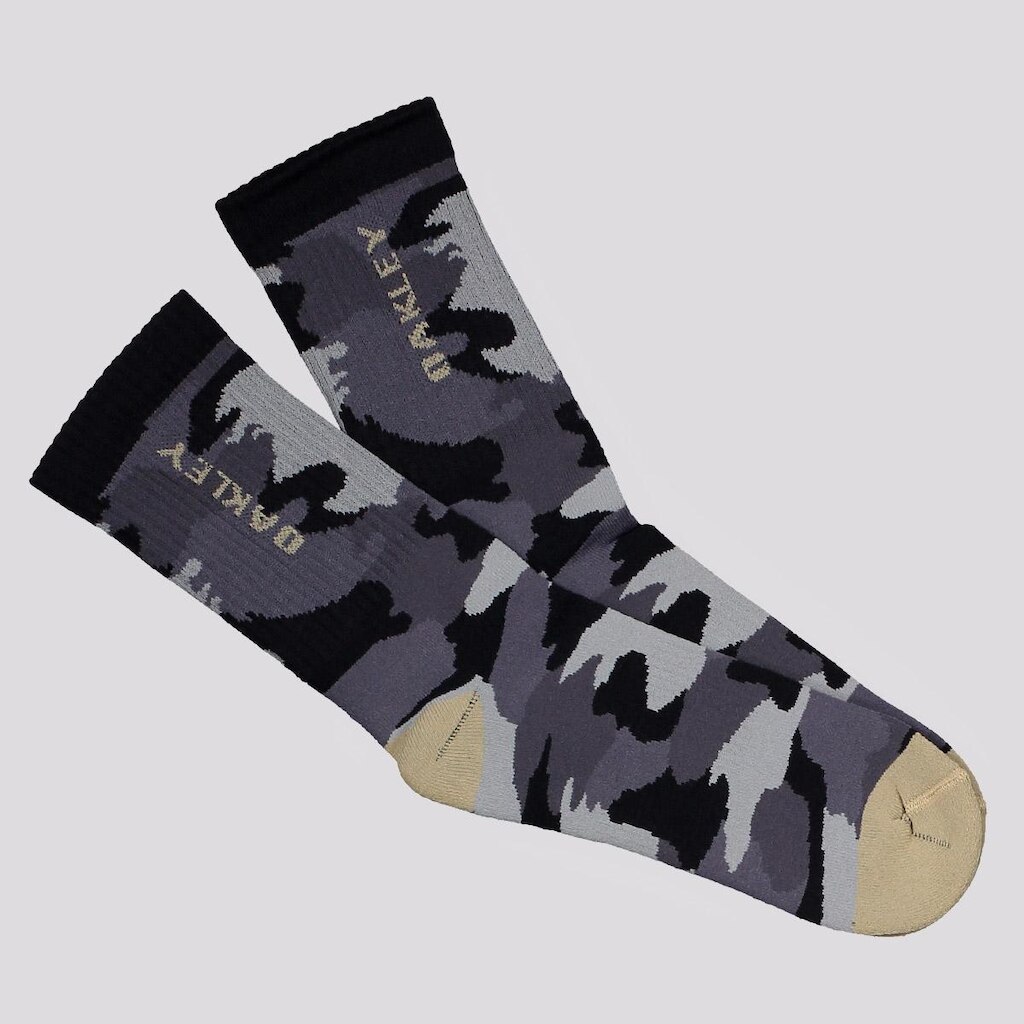 Meia Oakley Camo Crew Preta