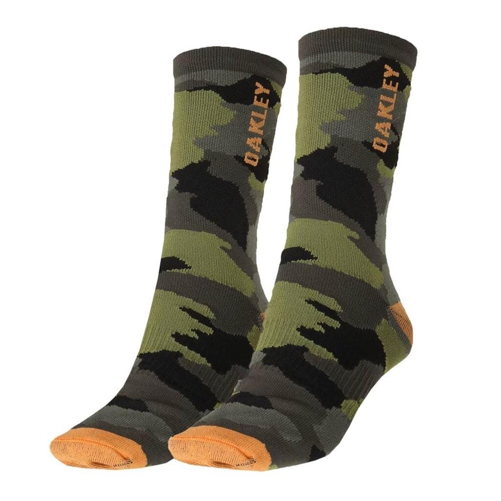 Meia Oakley Crew Sock Camo Verde 34-38