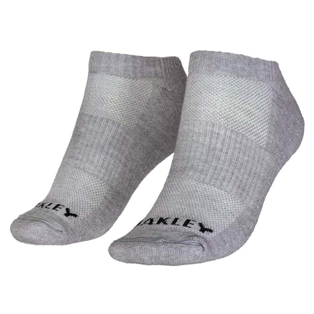 Meia Oakley No Show Sock Stone Grey