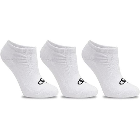 Meia Olympikus Cano Invisível Kit 3 Pares Masculina Ref:oimsa81924 - Branco Menor preço em Meia Olympikus Cano Invisível Kit 3 Pares Masculina Ref:oimsa81924 - Branco