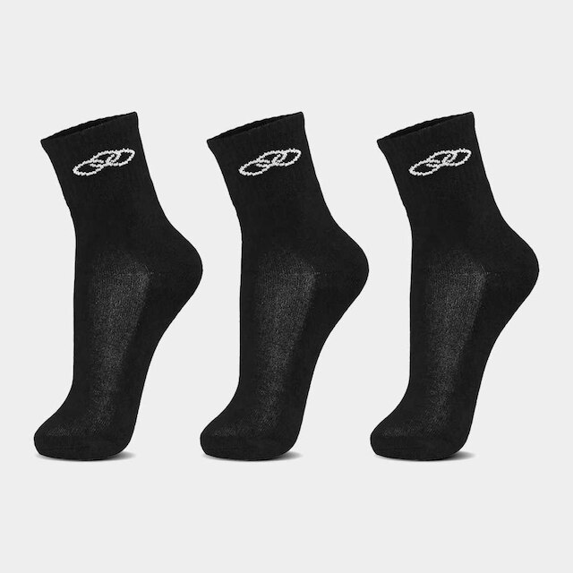 Meia Olympikus Cano Médio Kit 3 Pares Masculina 81922