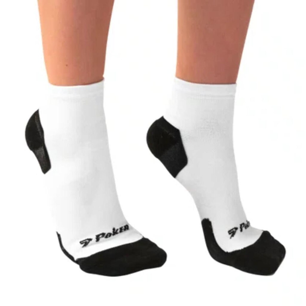 MEIA POKER WALK PRETO E VERDE 3539