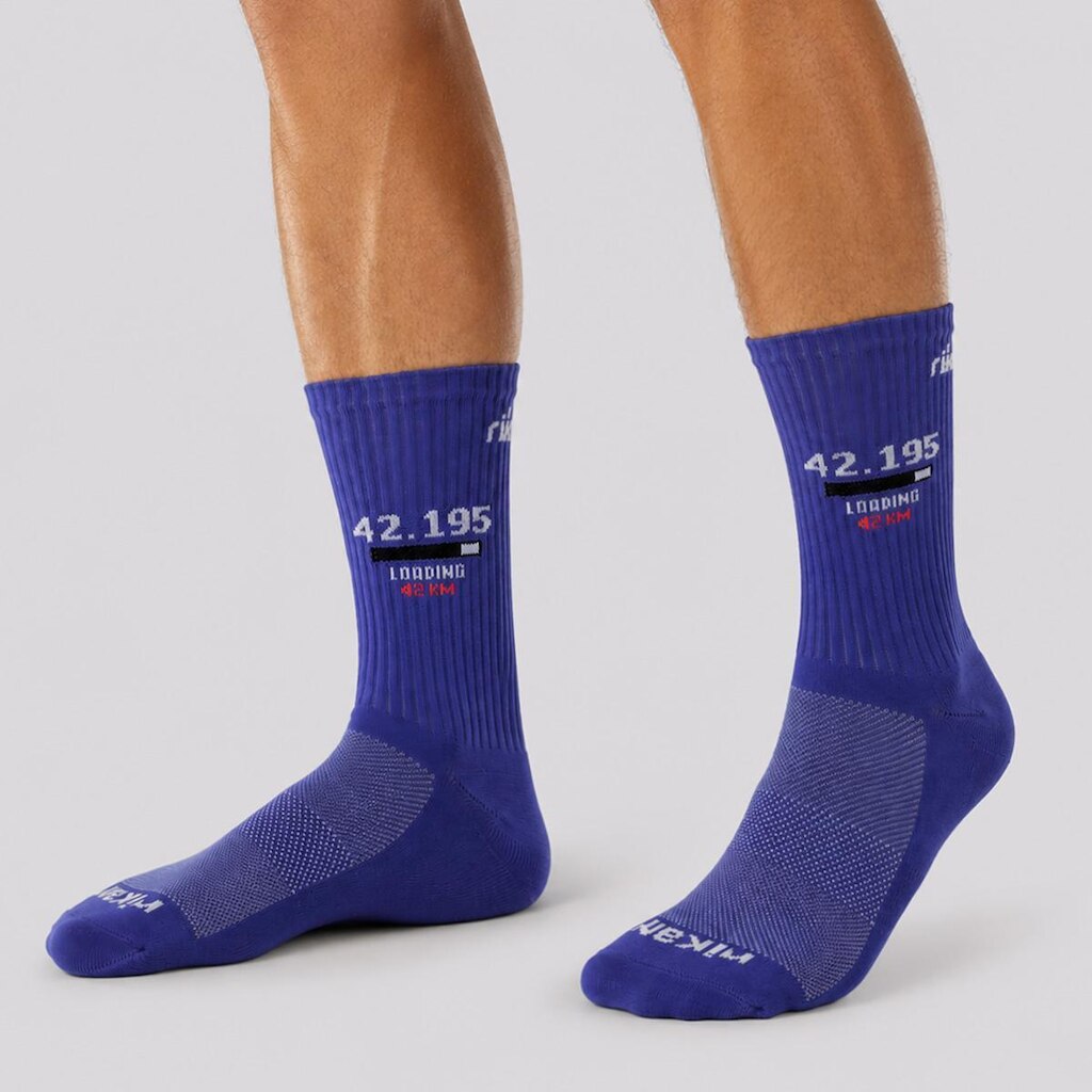 Meia Rikam Running Poliamida Cano Alto