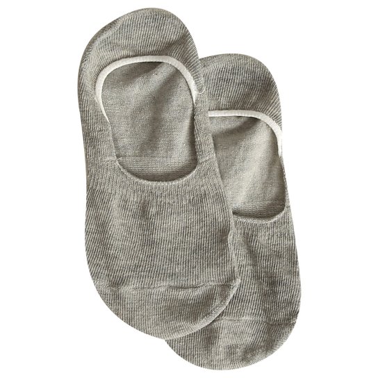 Meia Sapatilha Cia da Meia Micro Antiderrapante - Mescla Menor preço em Meia Sapatilha Cia da Meia Micro Antiderrapante - Mescla