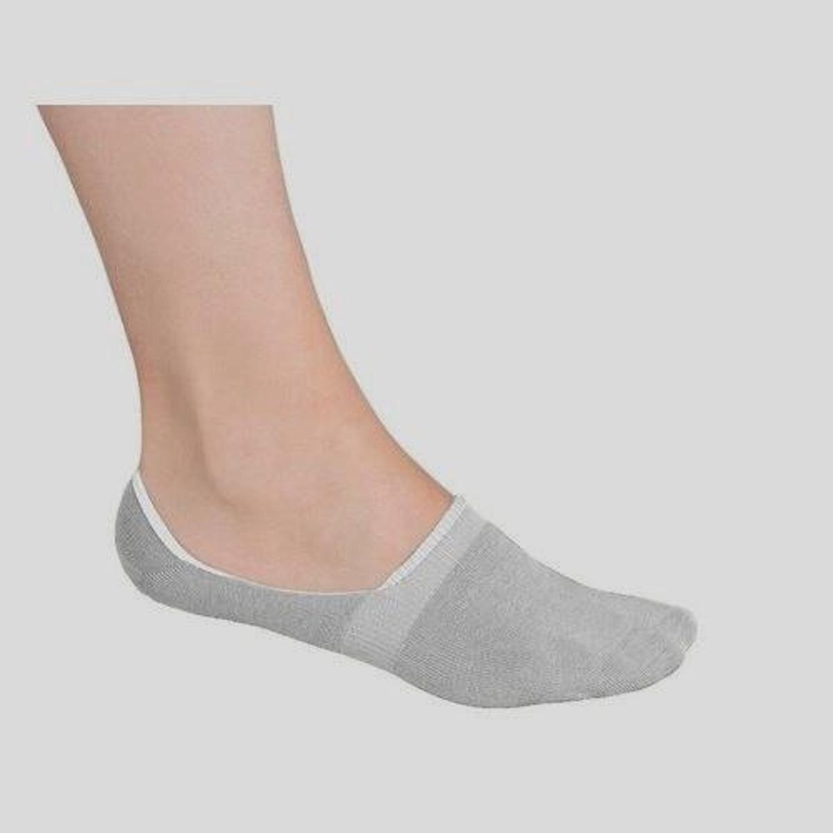 Meia Sapatilha Invisível Algodão Feminina 3282 Silicone no Calcanhar Menor preço em Meia Sapatilha Invisível Algodão Feminina 3282 Silicone no Calcanhar