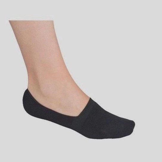 Meia Sapatilha Invisível Algodão Feminina 3282 Sport Algodão - Preto Menor preço em Meia Sapatilha Invisível Algodão Feminina 3282 Sport Algodão - Preto