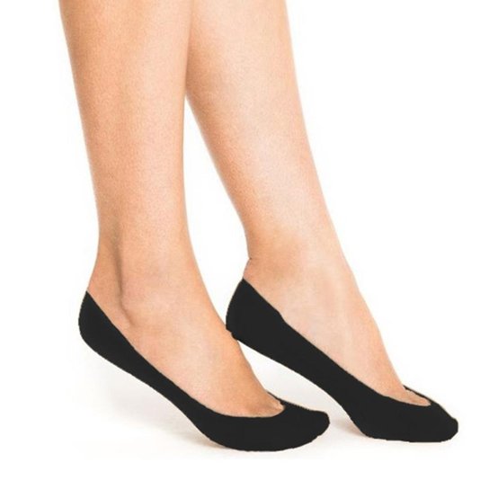 Meia Sapatilha Invisível Fio 70 Trifil 6136 Poliamida - Preto Menor preço em Meia Sapatilha Invisível Fio 70 Trifil 6136 Poliamida - Preto