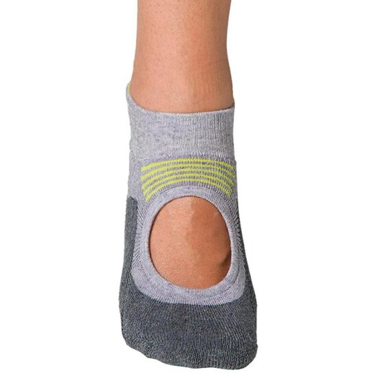 Meia Sapatilha Pilates Bicolor Lupo - Ref. 3286-002 - Cinza Menor preço em Meia Sapatilha Pilates Bicolor Lupo - Ref. 3286-002 - Cinza