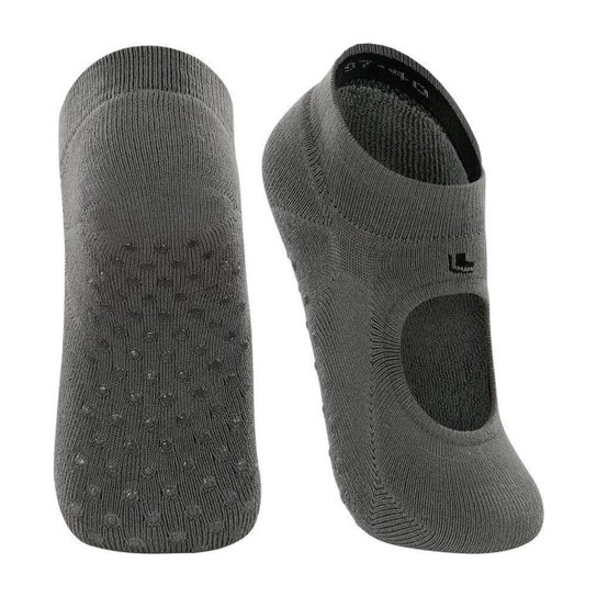 Meia Sapatilha Pilates Lupo Antiderrapante - Cinza Menor preço em Meia Sapatilha Pilates Lupo Antiderrapante - Cinza