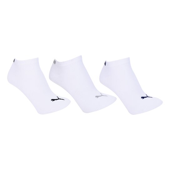 Meia Soquete Puma c/3 Pares - Branco é ruim? Meia Soquete Puma c/3 Pares - Branco é boa?