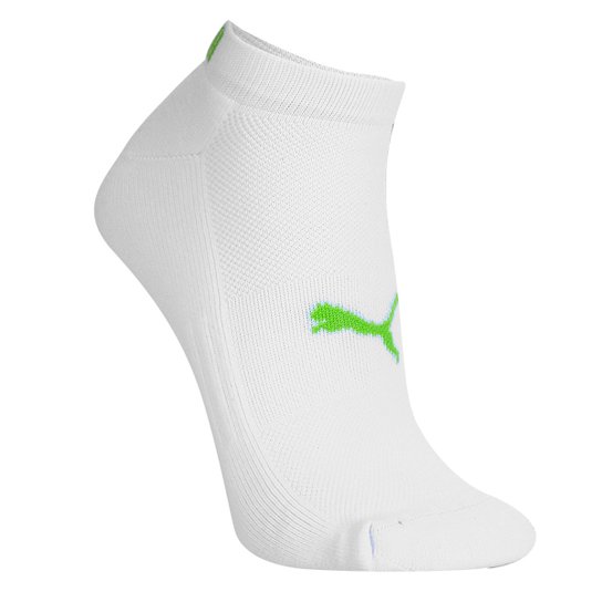 Meia Soquete Puma Logo - Branco Menor preço em Meia Soquete Puma Logo - Branco