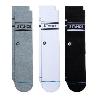 Meia Stance Basic 3 Pack Unissex