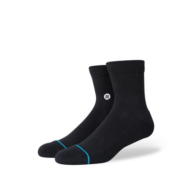 Meia Stance Icon QTR Unissex - Preto Menor preço em Meia Stance Icon QTR Unissex - Preto
