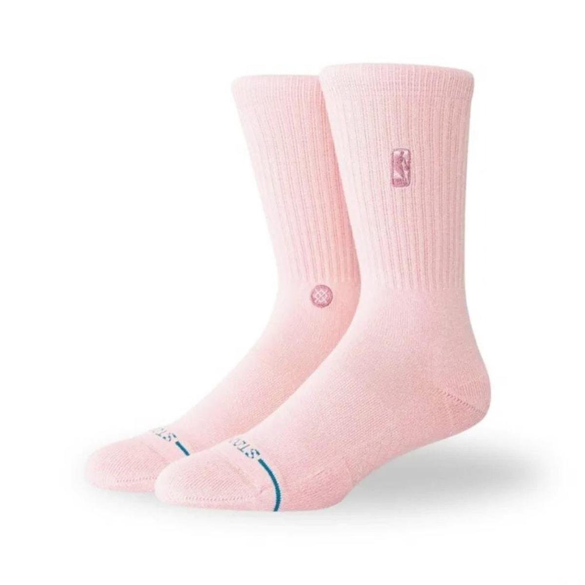 Meia Stance Nba Logoman Wash Dusty Rose