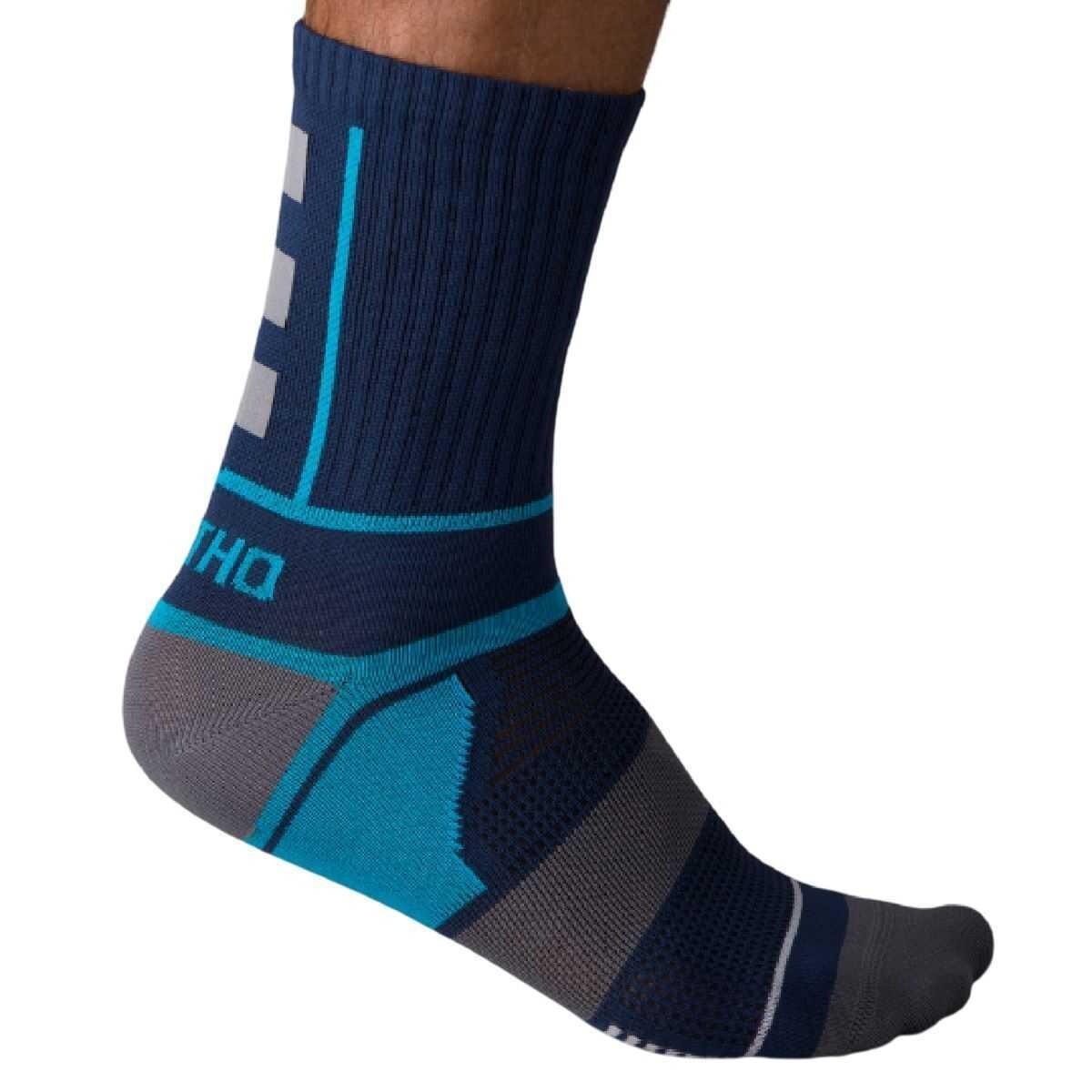 Meia Vistho Ciclismo Reflexx One Unissex - Azul Azul 33-38