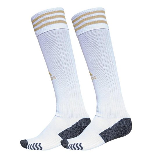 Meião Adidas Adi 21 - Branco+dourado Menor preço em Meião Adidas Adi 21 - Branco+dourado