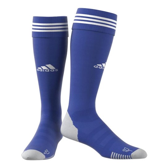 Meião Adidas Adisocks Knee - Azul+Branco Menor preço em Meião Adidas Adisocks Knee - Azul+Branco