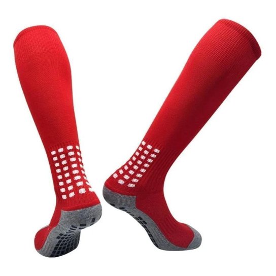 Meião Antiderrapante Futebol Similar Pro Socks Profissional - Vermelho Menor preço em Meião Antiderrapante Futebol Similar Pro Socks Profissional - Vermelho