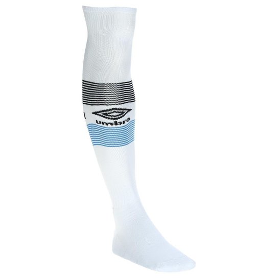 Meião de Futebol Umbro Grêmio I 2017 ST - Branco+Preto Menor preço em Meião de Futebol Umbro Grêmio I 2017 ST - Branco+Preto