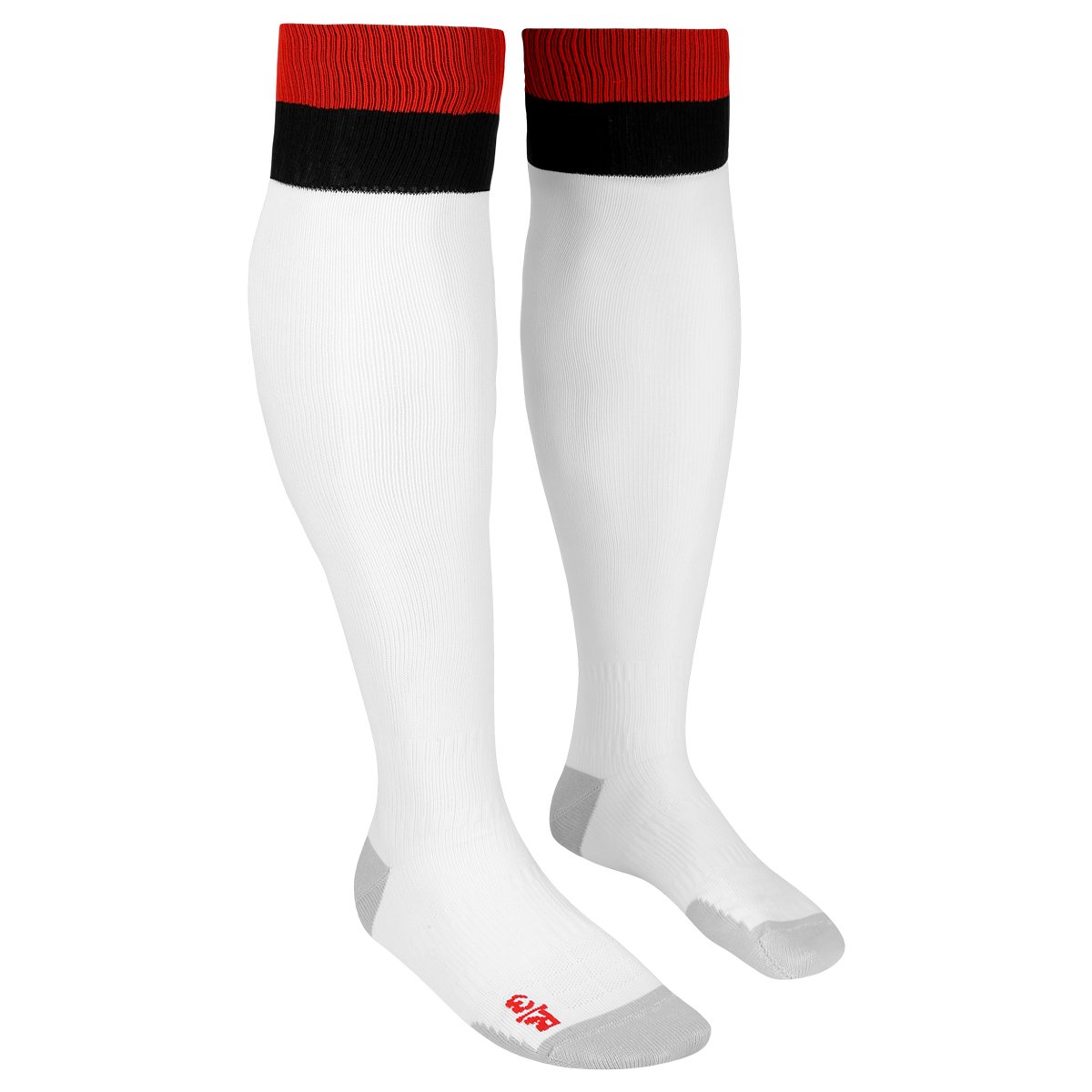 meião branco do flamengo