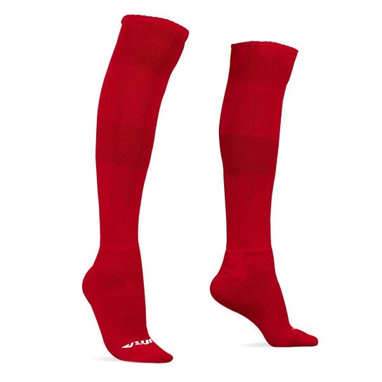 Meião Futebol Finta Alcance - Vermelho Menor preço em Meião Futebol Finta Alcance - Vermelho