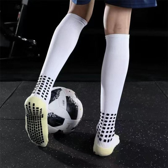 Meião Para Futebol futsal Antiderrapante Cano Longo adulto ...