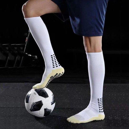 Meião Para Futebol futsal Antiderrapante Cano Longo adulto unissex
