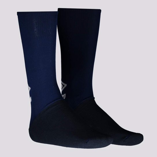 Meião Umbro TWR Prime Juvenil Marinho - Azul+Marinho Menor preço em Meião Umbro TWR Prime Juvenil Marinho - Azul+Marinho