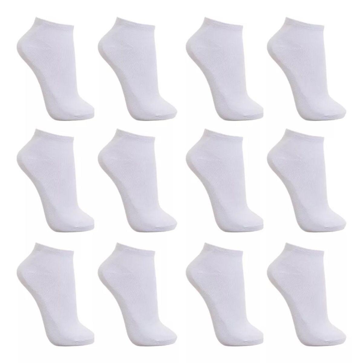 Meias Cano Baixo Kit com 6 Pares Menor preço em Meias Cano Baixo Kit com 6 Pares