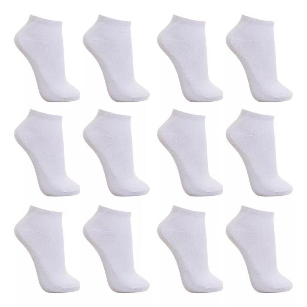 Meias Cano Baixo Kit com 6 Pares