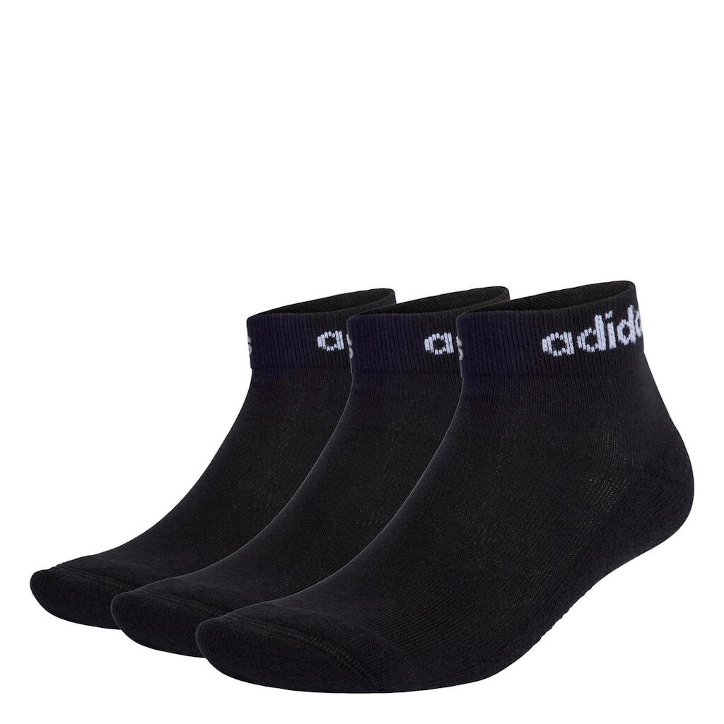 Meias Finas Linear Ankle 3 Pares Adidas
