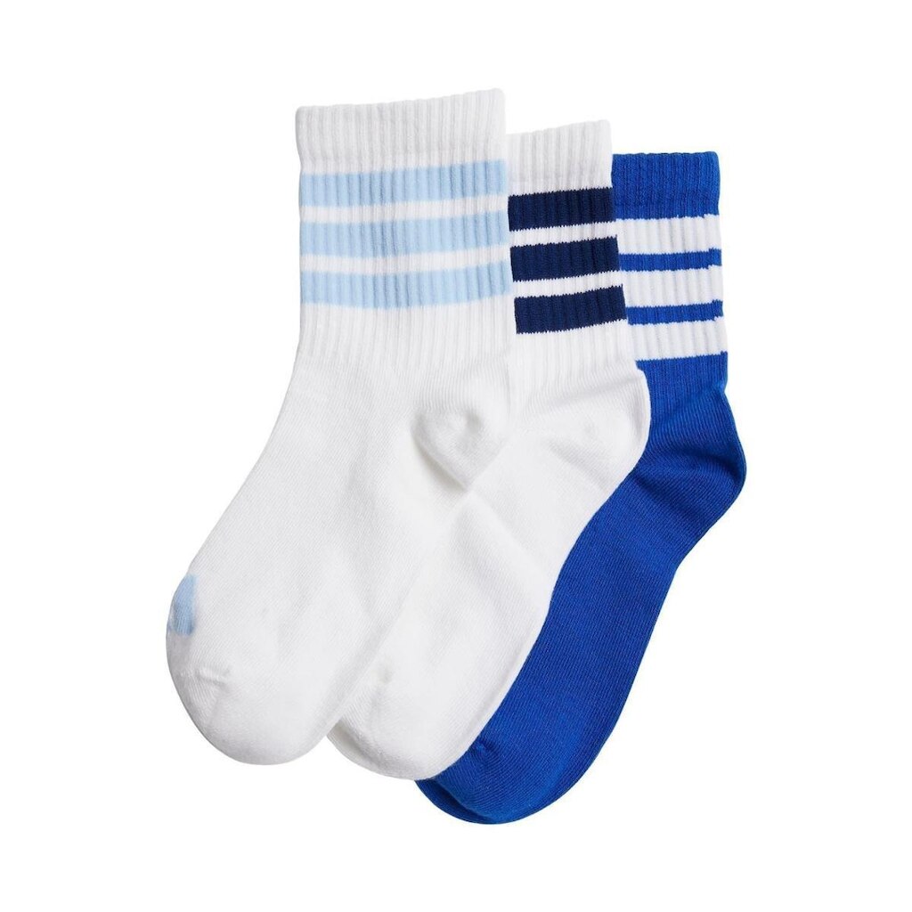 Meias Infantis Adidas Caneladas 3 Pares
