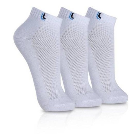 Meias Lupo - Kit C/3 Pares Meias Cano Curto Ref.3225-089 - Branco Menor preço em Meias Lupo - Kit C/3 Pares Meias Cano Curto Ref.3225-089 - Branco