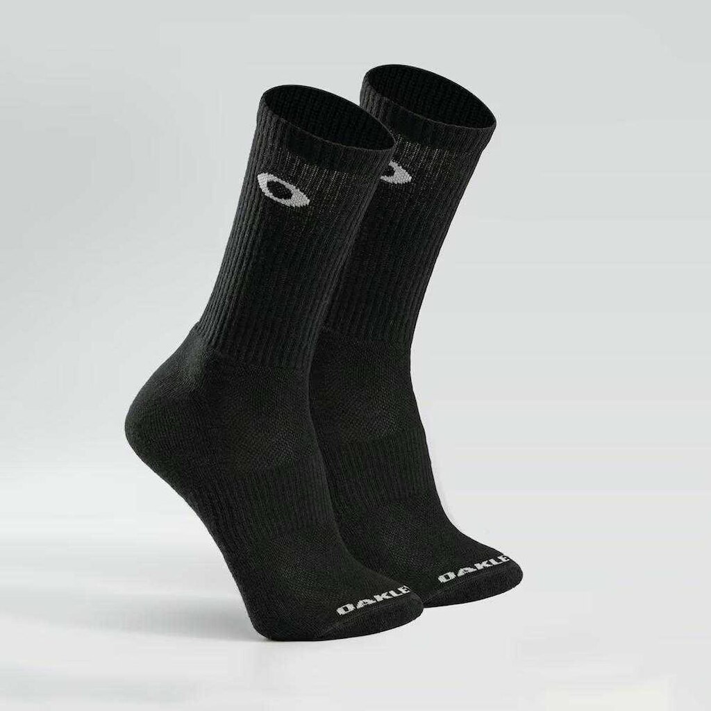 Meias Oakley Crew 02e-blackout UNI