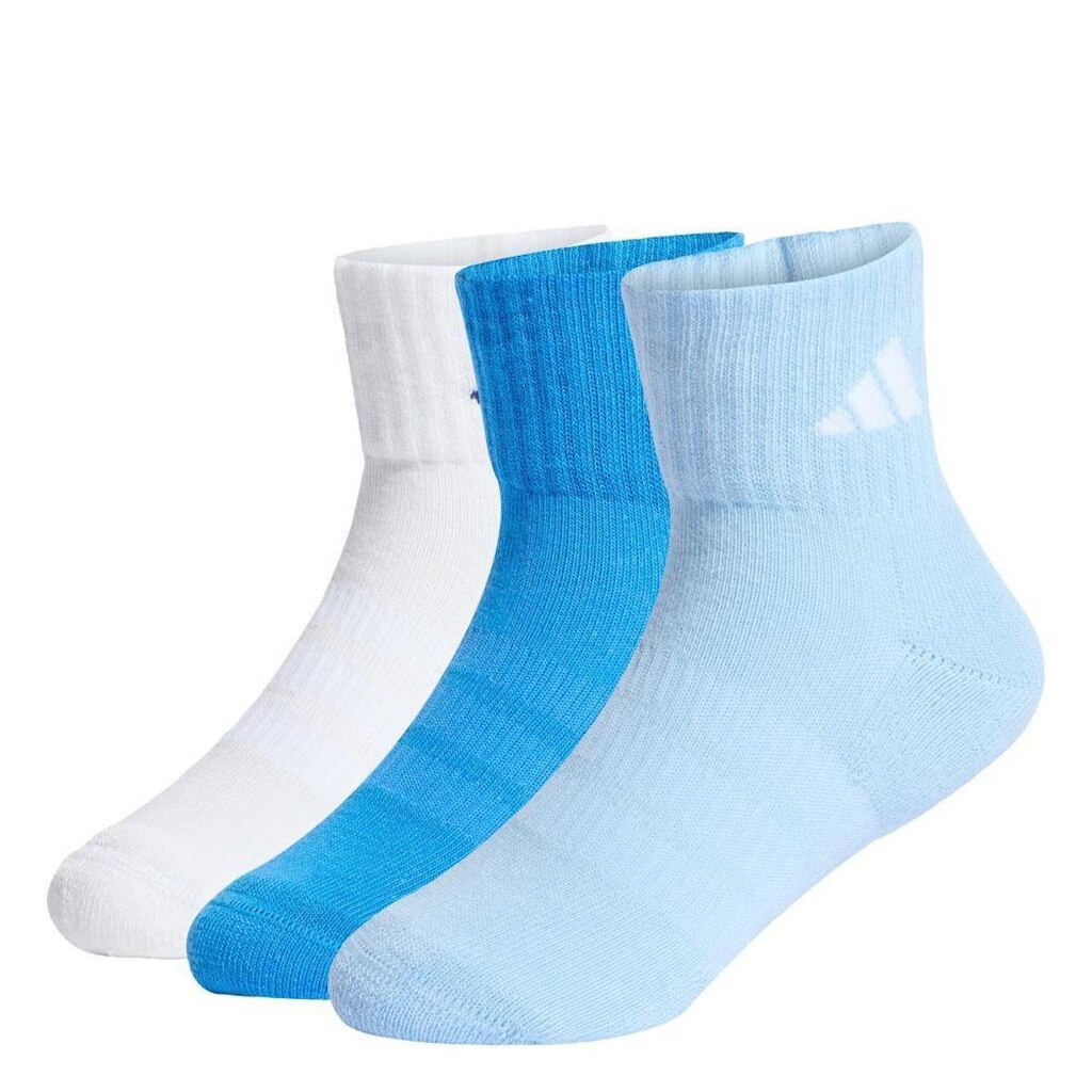 MEIAS SOQUETES ESPORTIVAS ACOLCHOADAS 3 PARES Adidas