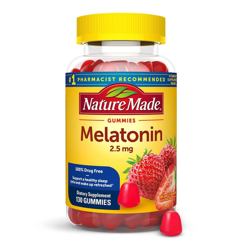 Melatonina Natural Sleep Aid, 2,5 Mg, Gomas, 130 Gomas