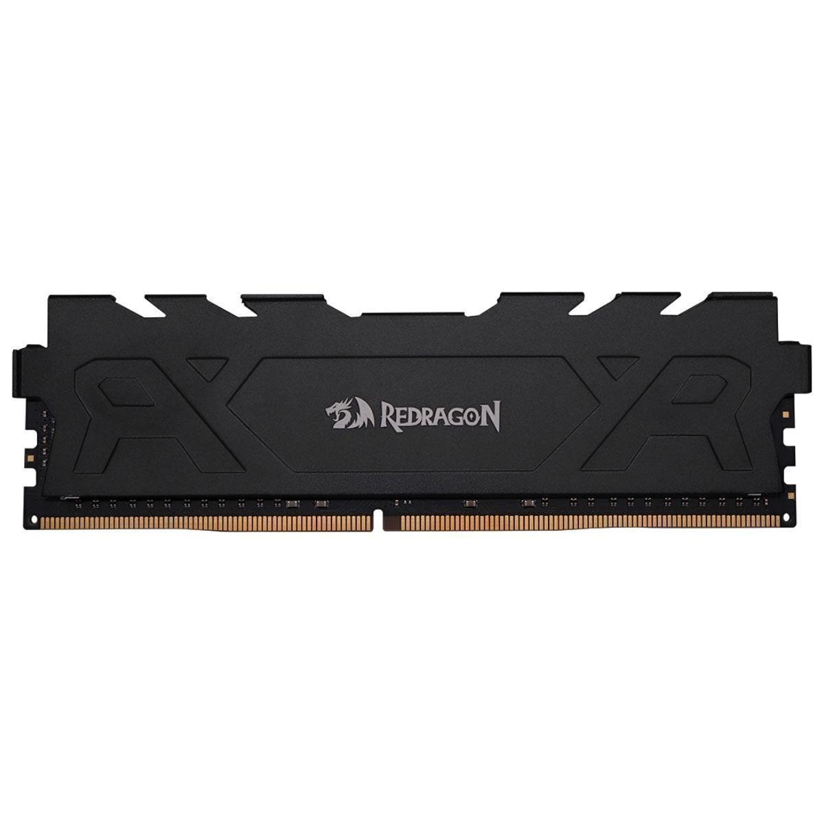 Memória 16GB DDR4 3200MHz Redragon GM-708 - CL16 - com Dissipador - Preto Menor preço em Memória 16GB DDR4 3200MHz Redragon GM-708 - CL16 - com Dissipador - Preto