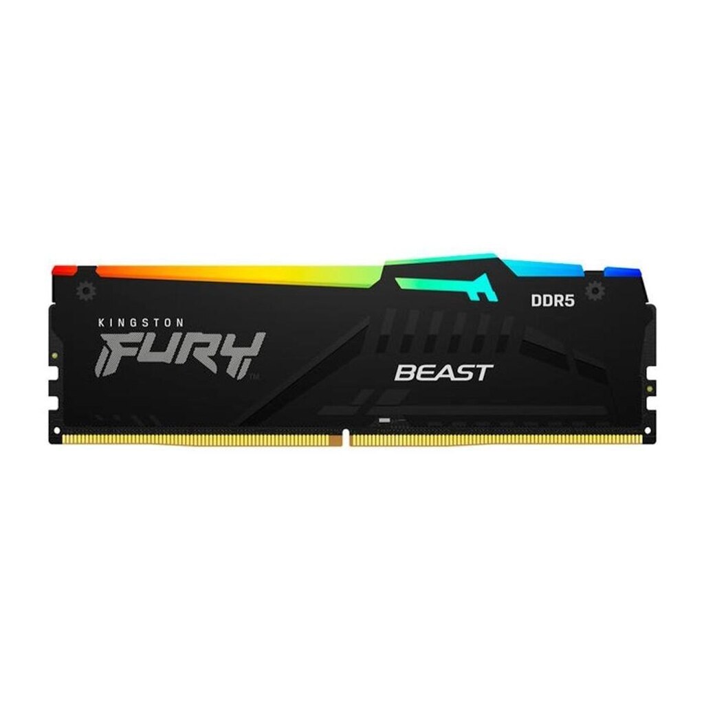 Memória RAM Kingston Fury Beast Expo, RGB, 32GB, 6000MT/s, DDR5, DIMM, CL30, - KF560C30BBEA-32