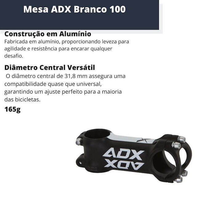 Mesa ADX Branca 100
