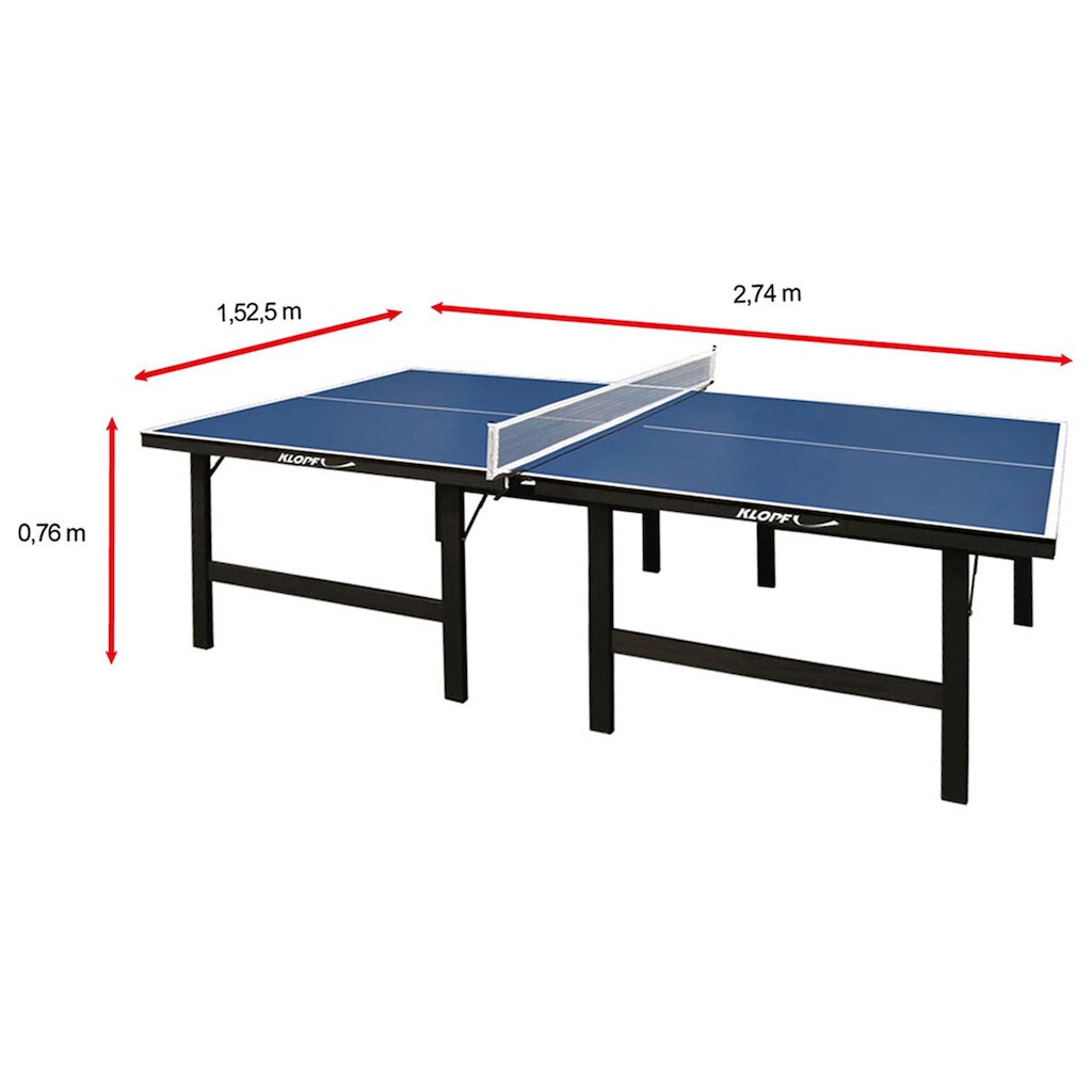Mesa de Ping Pong / Tênis de Mesa Klopf - 15 mm