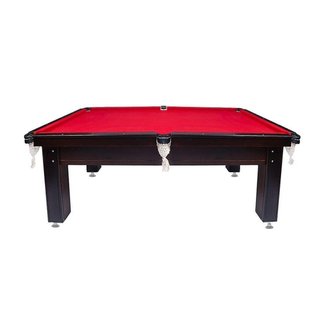 Mesa de Sinuca Bilhar Dinâmica Diversões Black & Red Pequena 1,75x1,07m