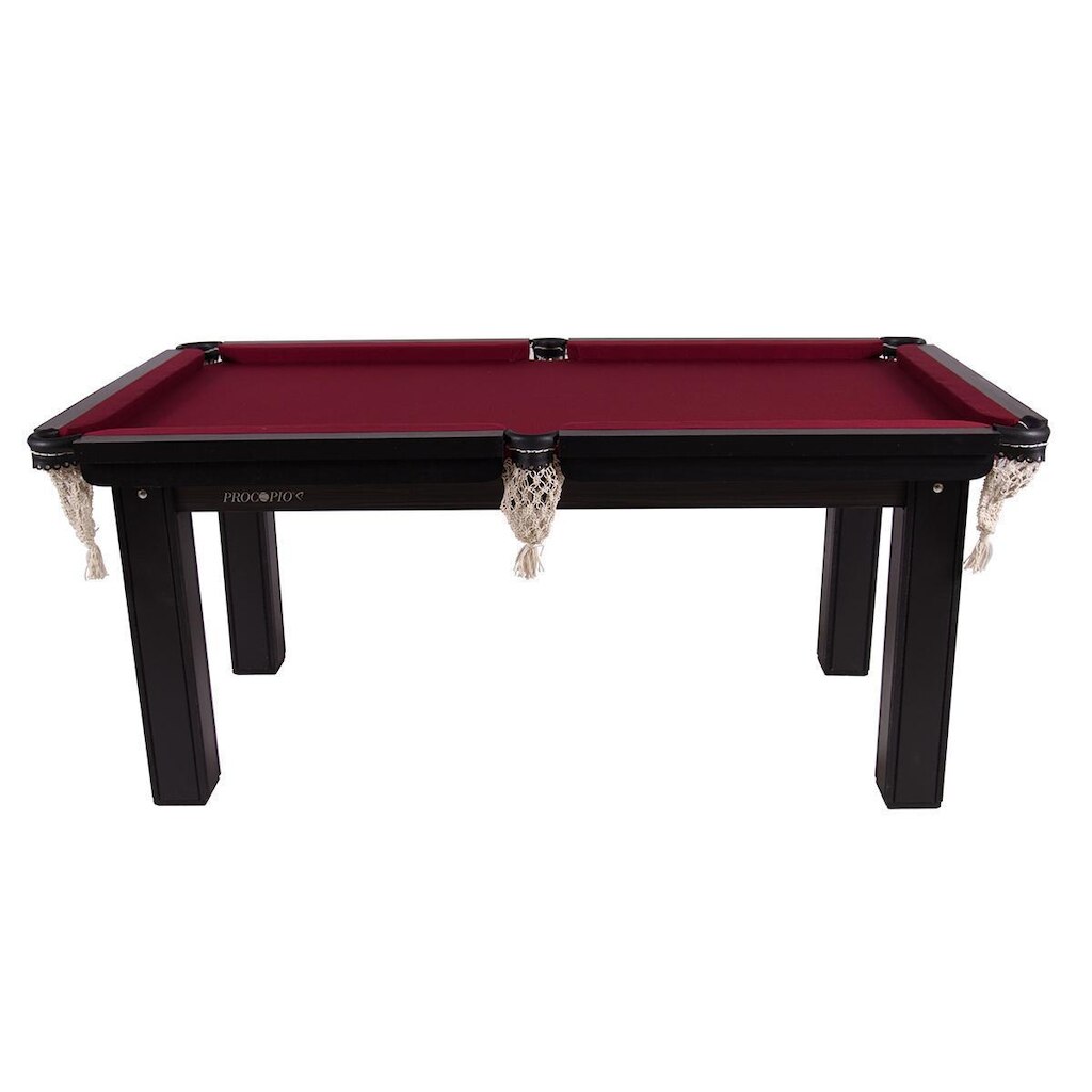 Mesa Sinuca Bilhar MDF 1.85 x 1.07 Procópio - Vinho