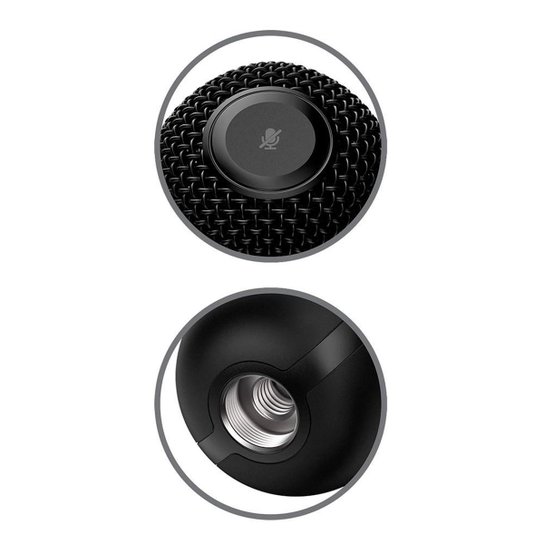 Microfone HyperX Solocast Podcast, USB, Pedestal Ajustável, Compatível PS4, PS5, Mac e PC - 4P5P8AA