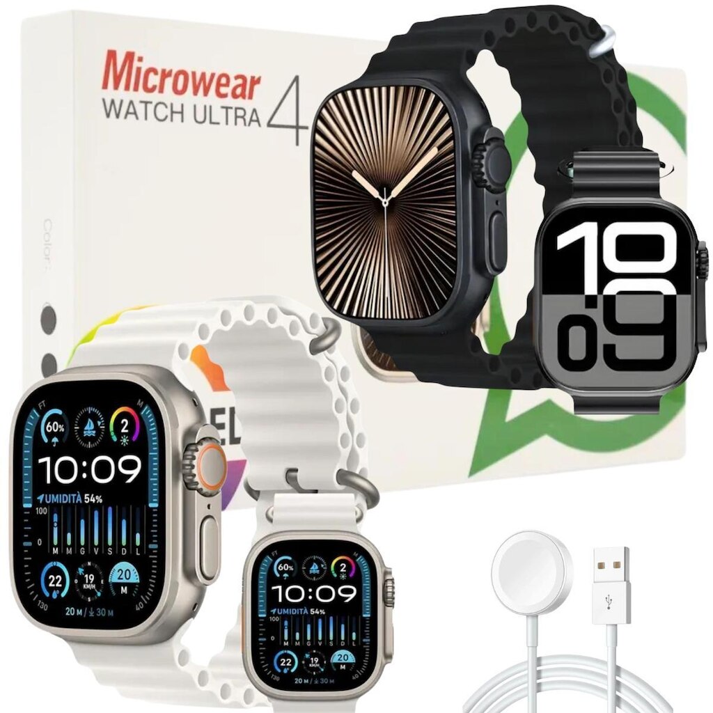 Microwear Smart Watch U4 Plus Responde Whatsapp Chatgpt Gps Lançamento Bluetooth Masculino Feminino