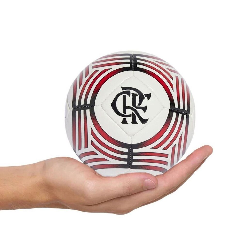 Mini Bola Adidas CR Flamengo Home - Branco Único