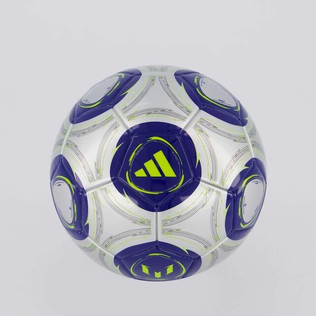 Mini Bola Adidas Messi Prata