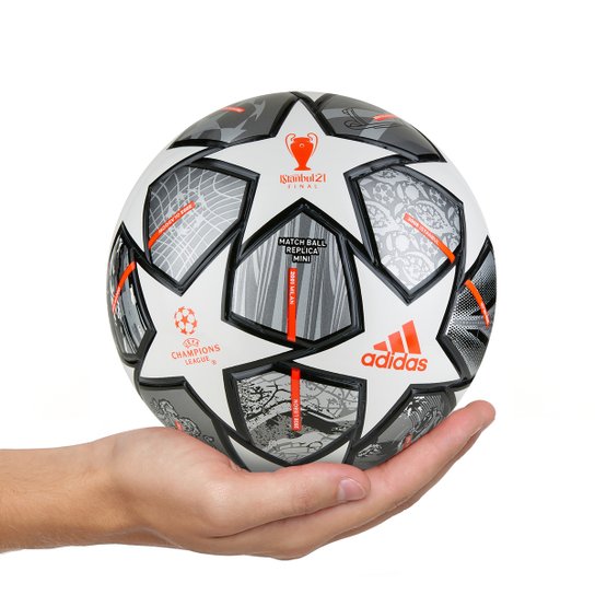 Mini Bola Adidas UEFA Champions League Finale Stambul - Branco+Preto Menor preço em Mini Bola Adidas UEFA Champions League Finale Stambul - Branco+Preto